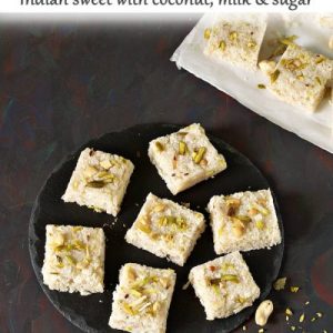 coconut burfi
