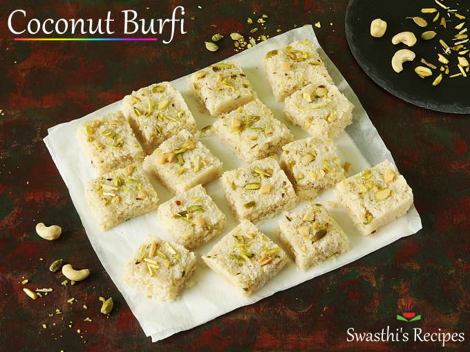 coconut burfi recipe