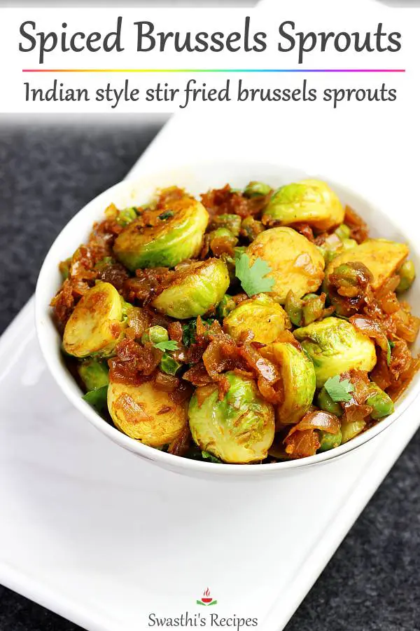 Brussels sprouts curry recipe | Brussels sprouts masala