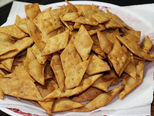 Namak Para Recipe  Namak Pare    Swasthi s Recipes - 1