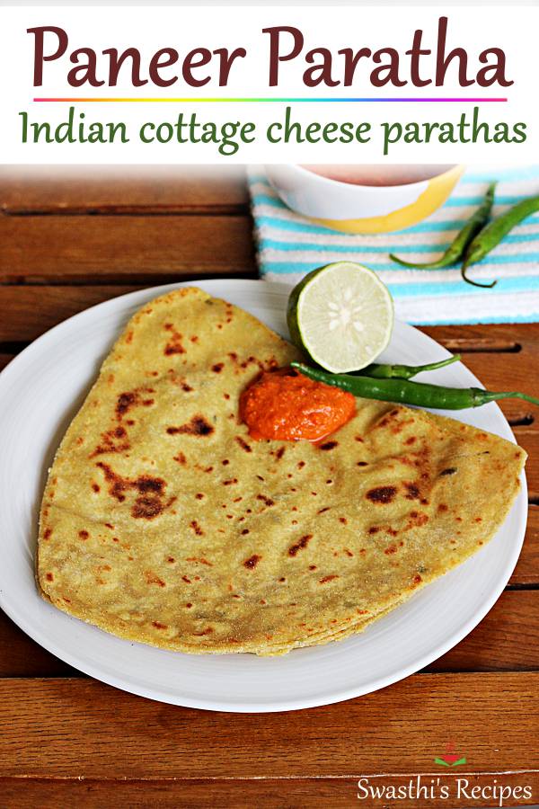 Paneer paratha recipe