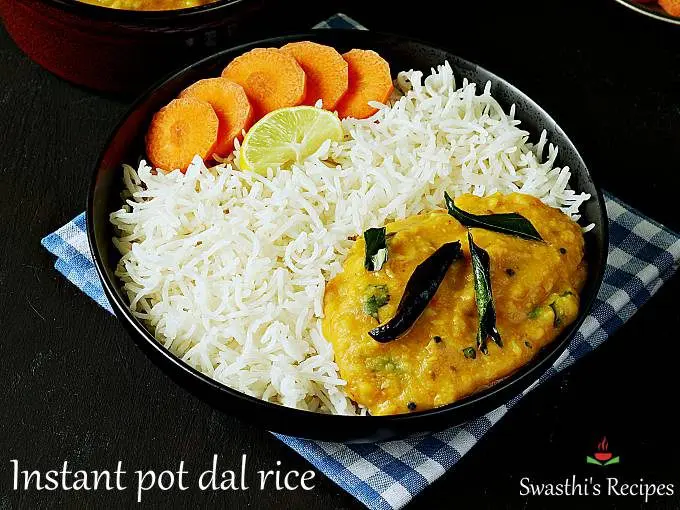 instant pot dal & rice