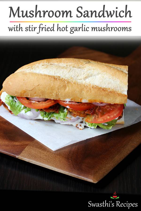 mushroom sandwich