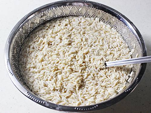Puffed rice upma   Uggani   Pori upma   Swasthi s Recipes - 14