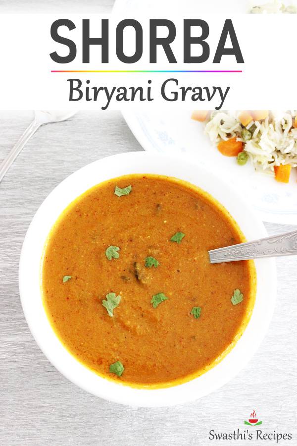 Shorba recipe (Biryani gravy)