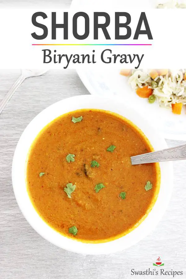 Shorba recipe (Biryani gravy)