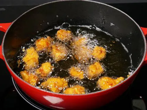 frying chicken for sichuan chicken recipe