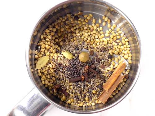 whole spices ready to grind