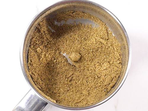 ground spices in a jar