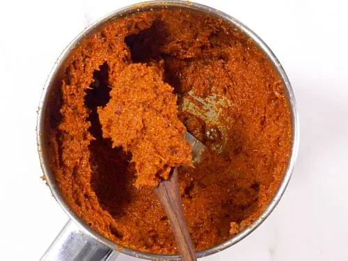 red chili vinegary vindaloo paste