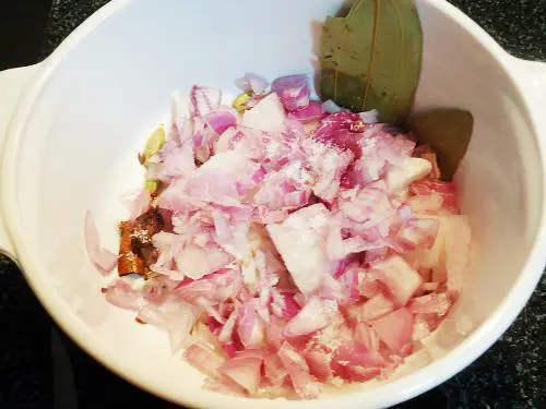 sauteing onions with salt