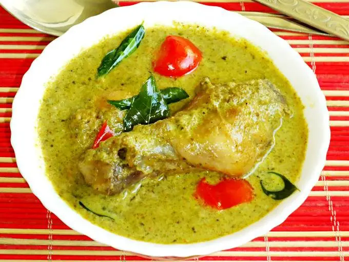 hariyali chicken green chicken