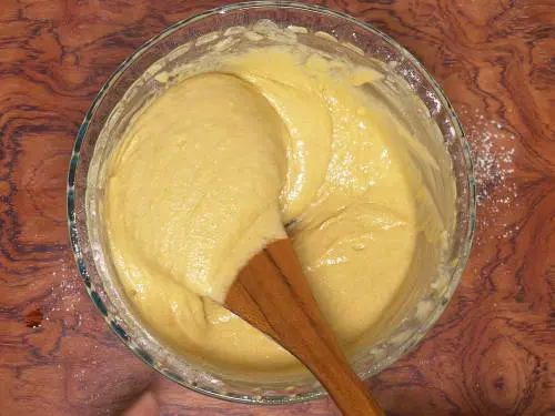 eggless orange cake batter