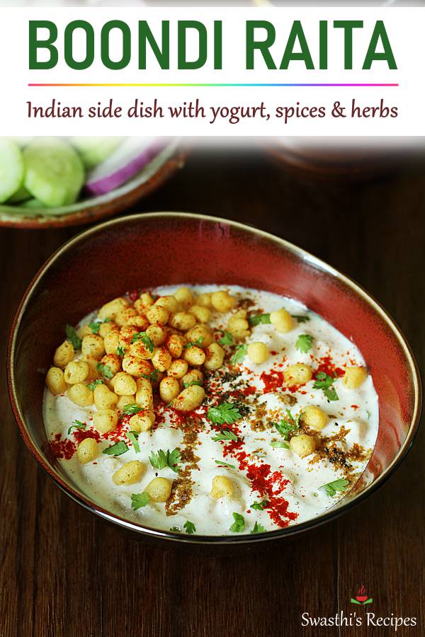 Boondi raita recipe | Boondi ka raita recipe | Boondi in spiced raita