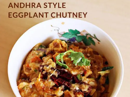 brinjal chutney vankaya pachadi