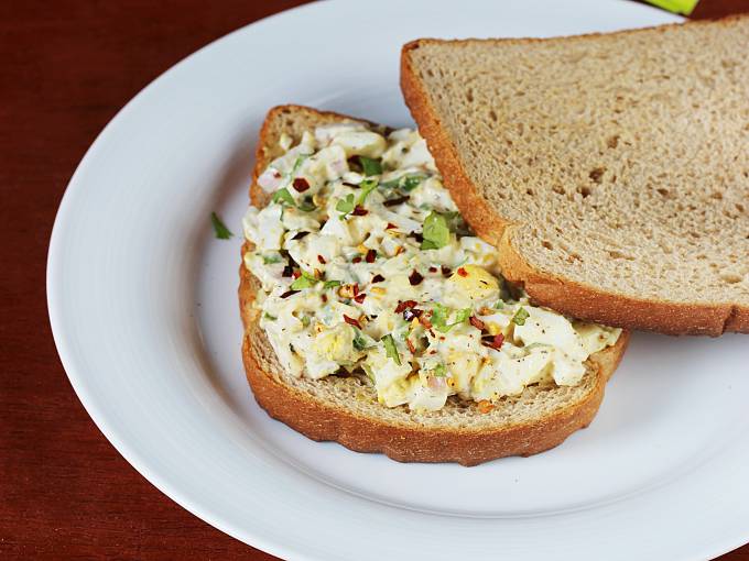 Egg mayo sandwich recipe - Swasthi's Recipes