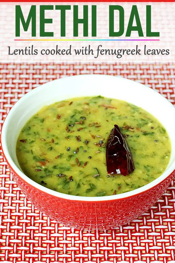 Methi dal | Menthi kura pappu