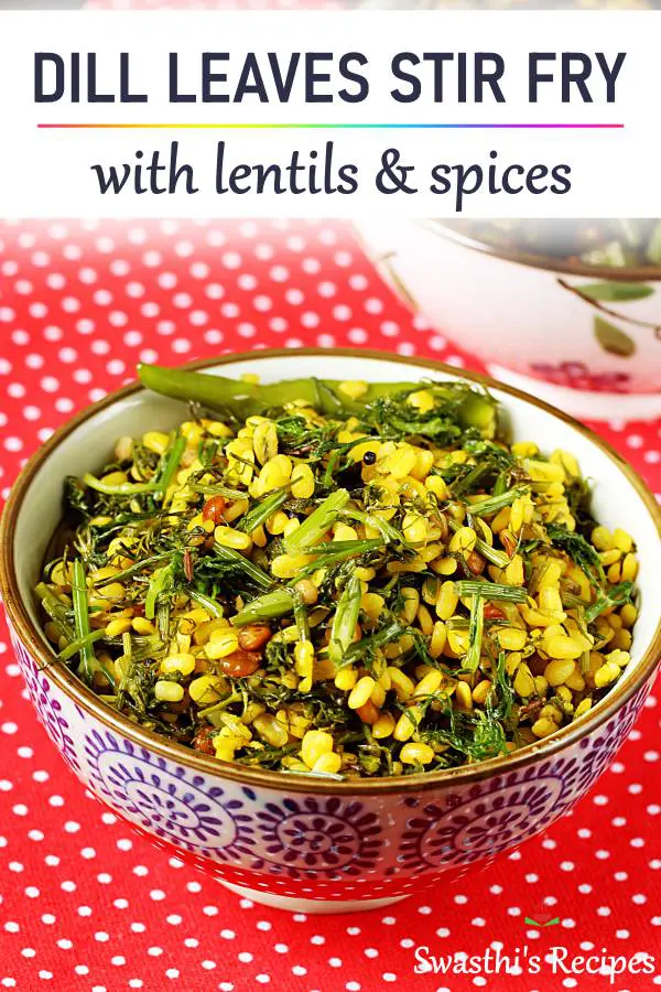 dill leaves shepu recipe