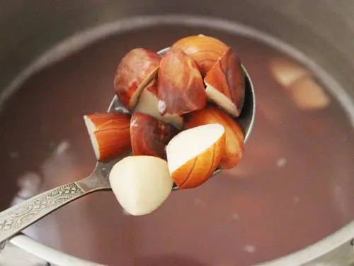 boiling the seeds