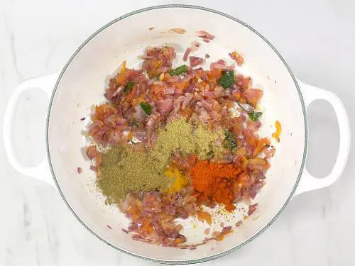 addition of spice powders