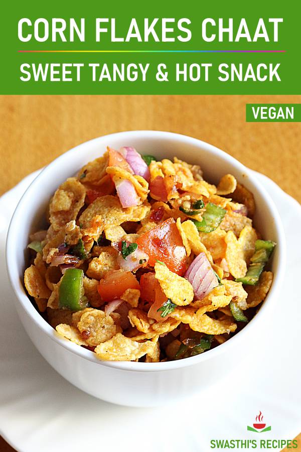 Cornflakes Chaat Cornflakes Recipe Swasthi S Recipes