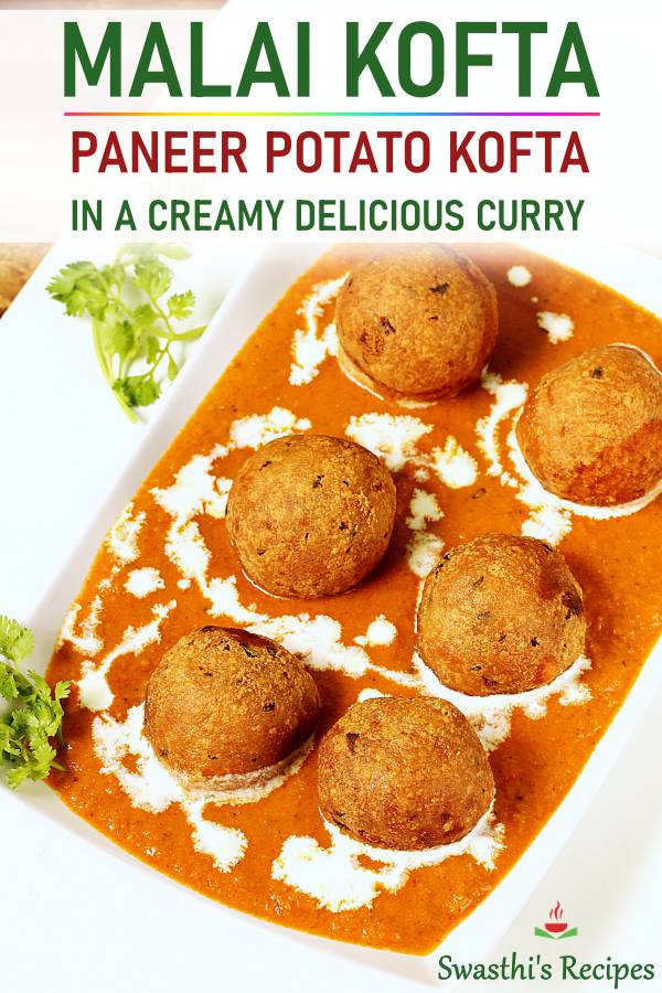 Malai kofta recipe | How to make malai kofta curry | Paneer kofta