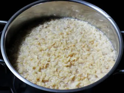 boiling soya in water