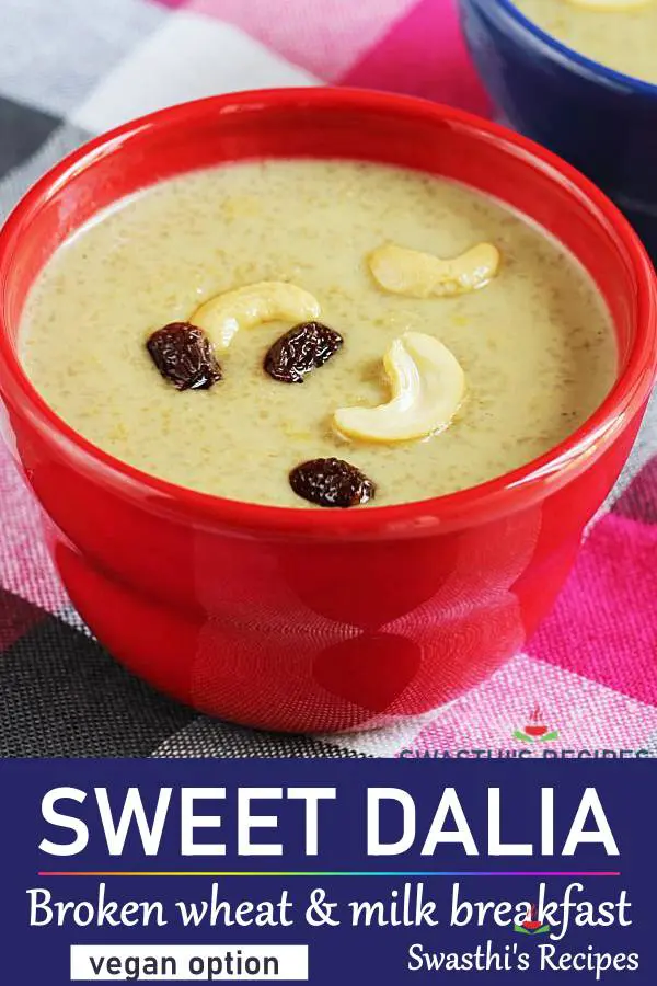 Dalia recipe (2 ways)