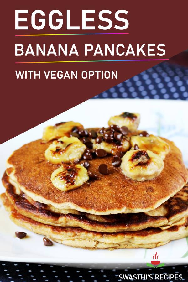 Eggless Banana Pancakes Recipe How To Make Eggless Banana Pancake