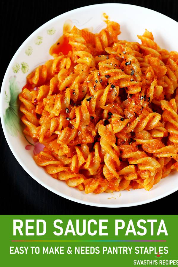 Red sauce pasta recipe   Swasthi s Recipes - 57