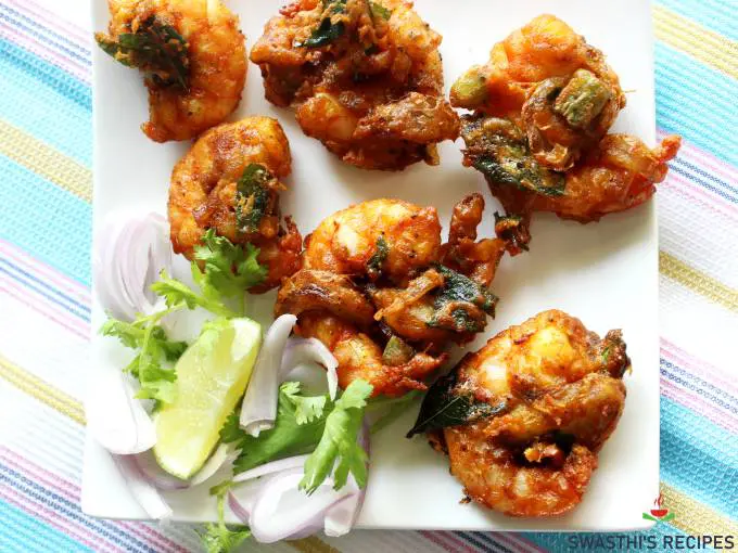 shrimp pakora fritters