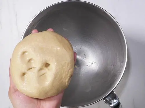 soft whole wheat dough after kneading