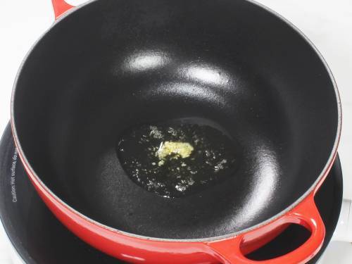 heating ghee for filling