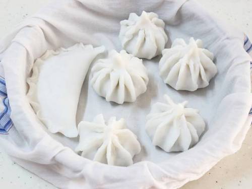 handmade modaks ready for steaming