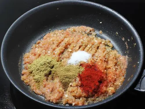 adding spice powders