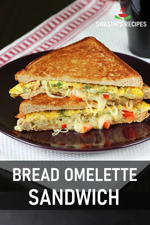 Bread omelette sandwich