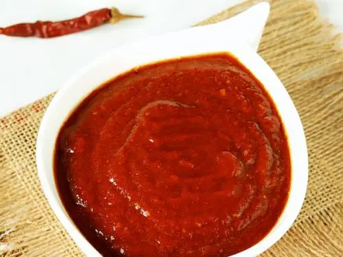 red garlic chutney