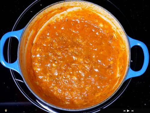 thickened sauce for bread pizza