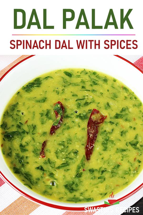 Dal palak recipe | Spinach dal (stovetop & Instant pot)