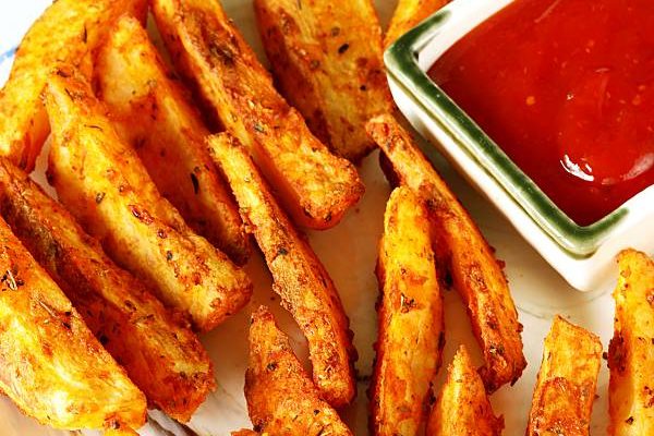spicy potato wedges