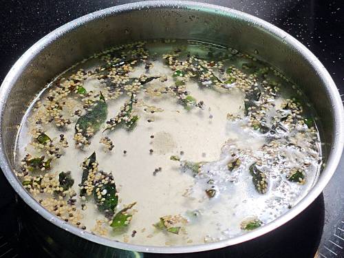 boiling tempering syrup