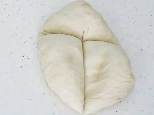 how to learn to make pizza divide to 3 portions