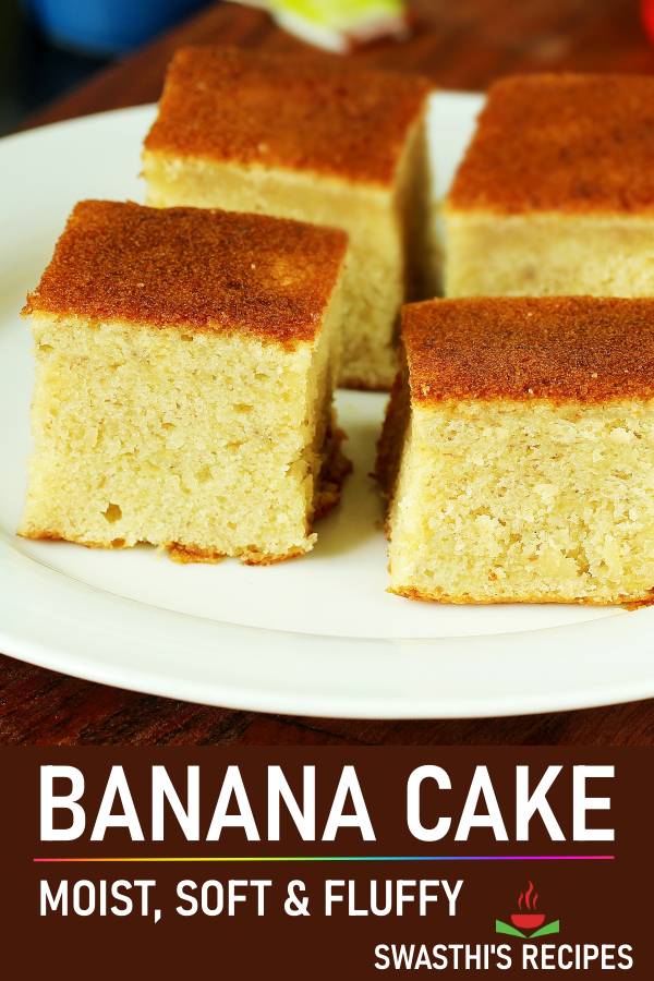 banana cake moist soft and fluffy