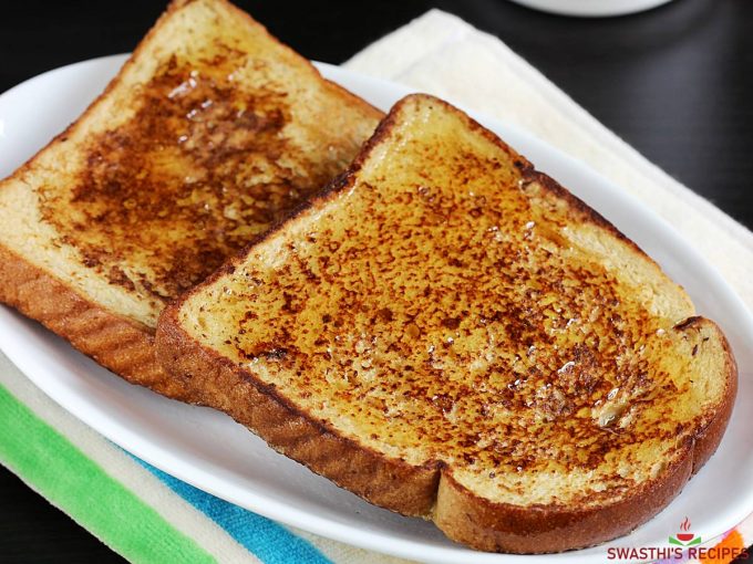 french toast recipe with egg and eggless option