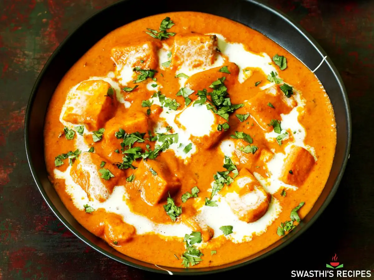 paneer butter masala made in restaurant style