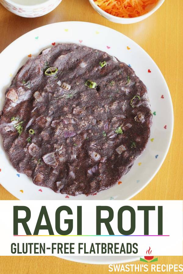 Ragi Roti (Ragi rotti - 2 Wege)