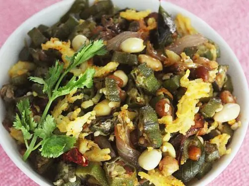 ladies finger fry bendakaya fry
