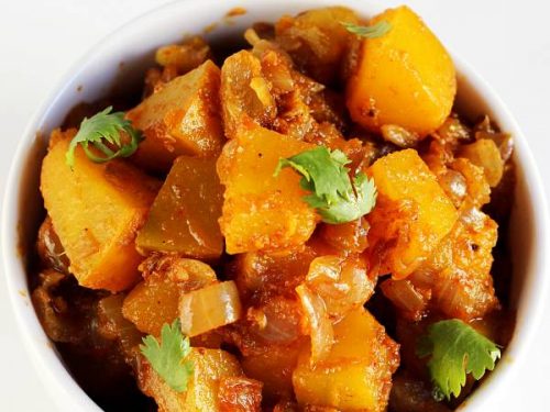 Pumpkin Curry Recipe   Swasthi s Recipes - 32