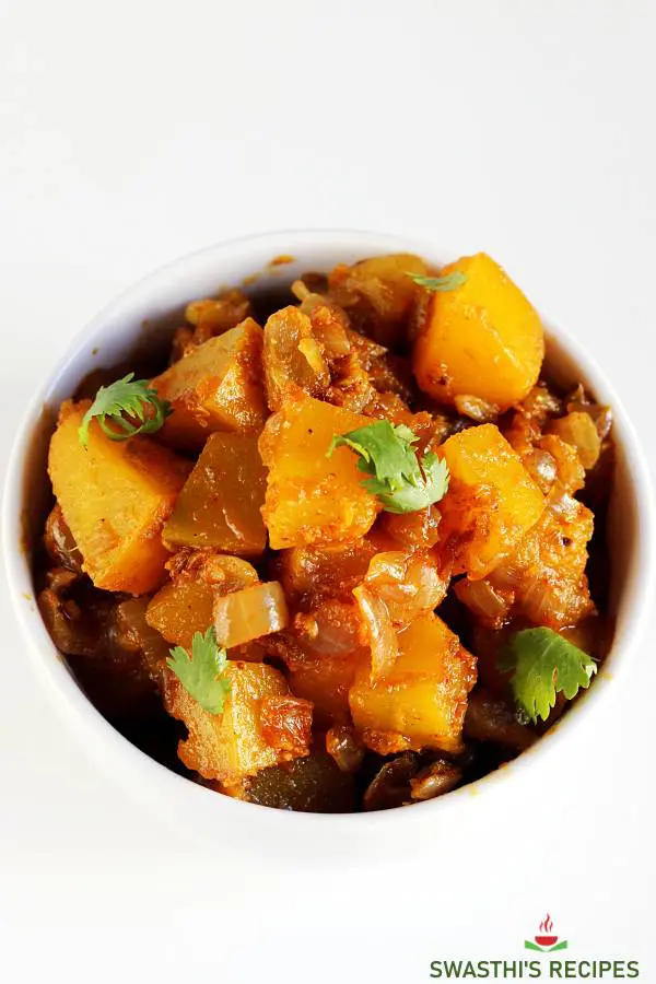 kaddu ki sabzi
