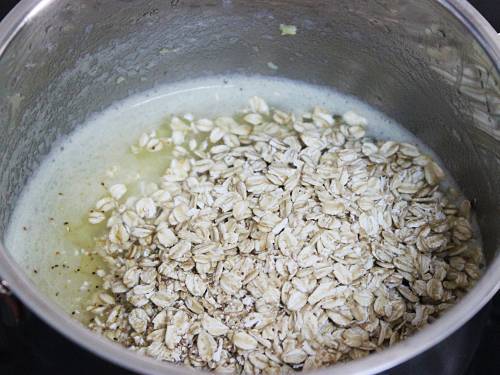 adding oats